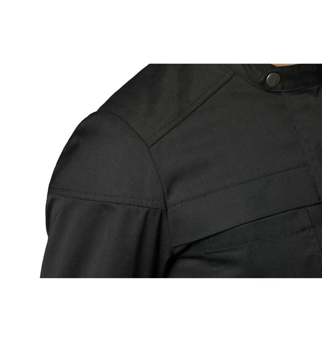 Biker Chef-/Service Jacket S/S Black - Shoulder