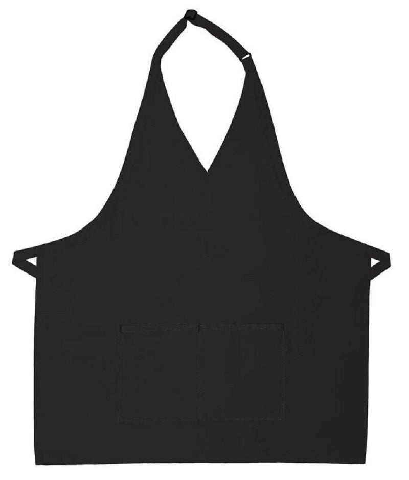 Tuxedo Apron w/Center Pockets 32"L x 28"W Black