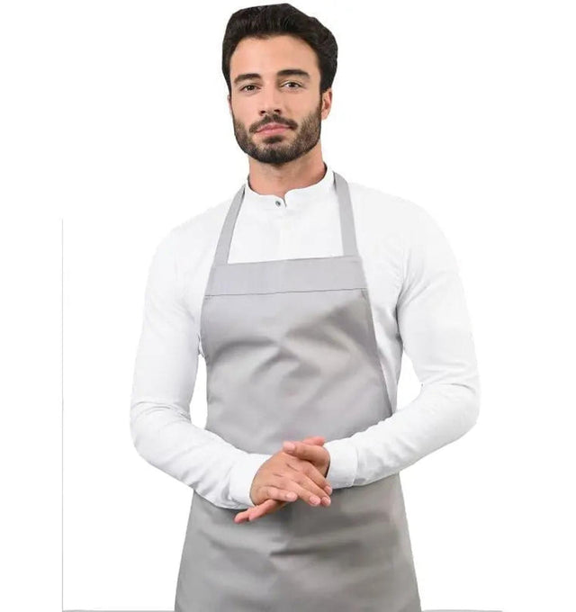 Le Nouveau Denver Bib Apron Slate Grey -main
