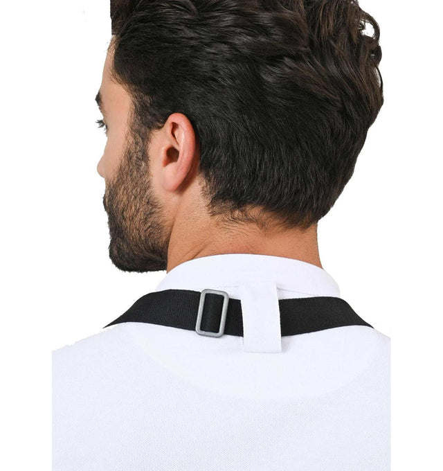 Le Nouveau Davos Bib Apron Black - backview