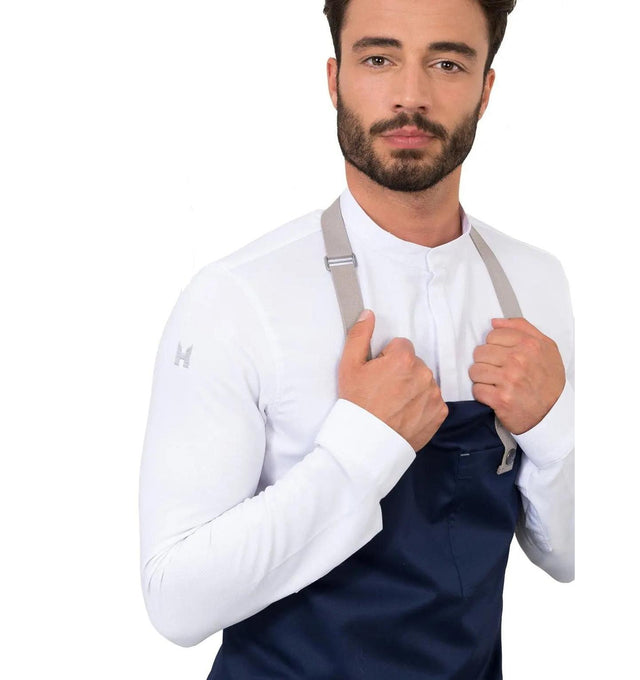 Le Nouveau Seattle'21 77x83 Bib Apron Navy