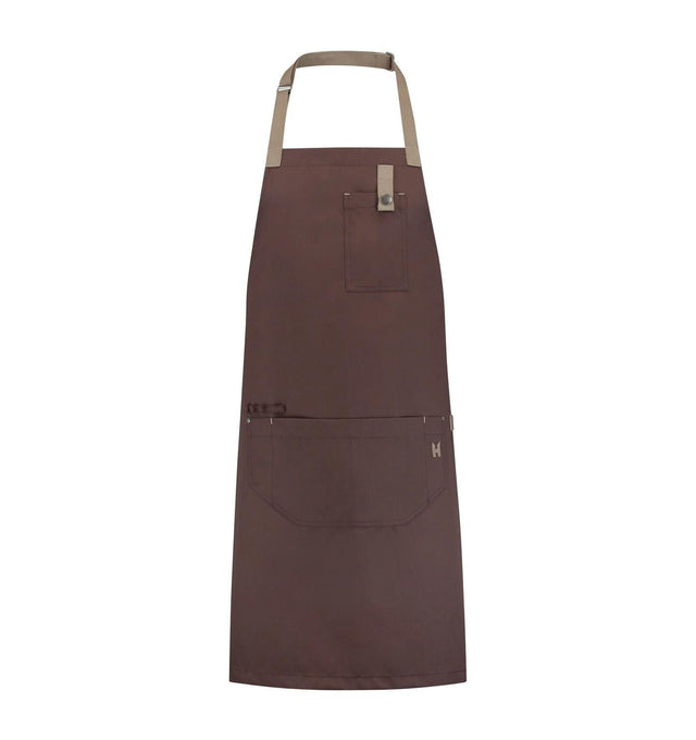 Le Nouveau Seattle'21 77x83 Bib Apron Pure Choco