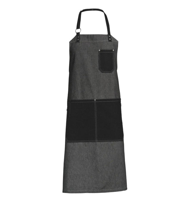 Kentaur 30390 Raw Bib Apron Black