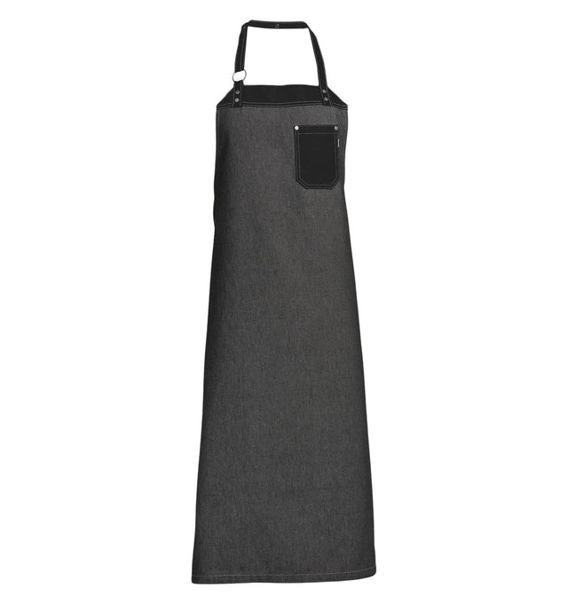 Kentaur 30391 Raw Bib Apron Rock Cross Black