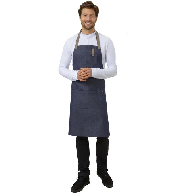 Le Nouveau Seattle'21 77x83 Bib Apron Heavy Blue - full