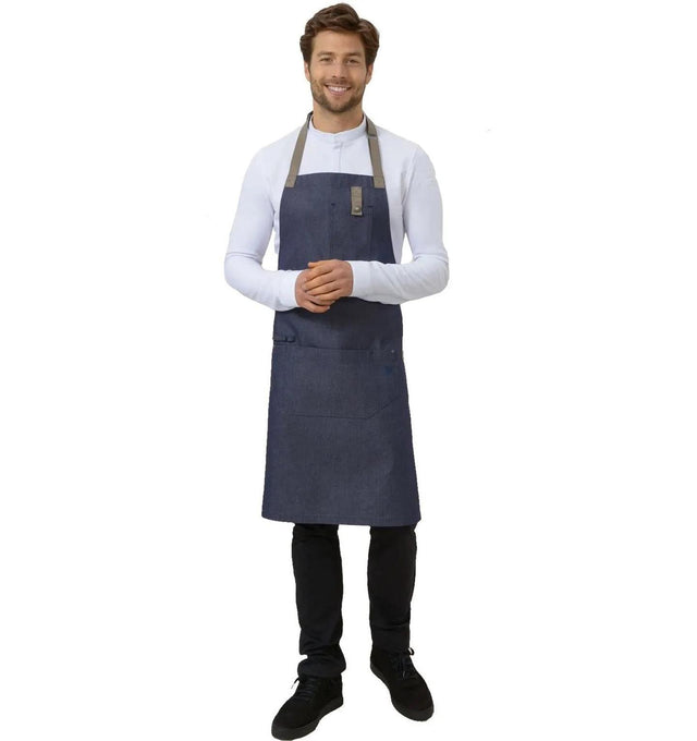 Le Nouveau Seattle'21 77x83 Bib Apron Heavy Blue - full
