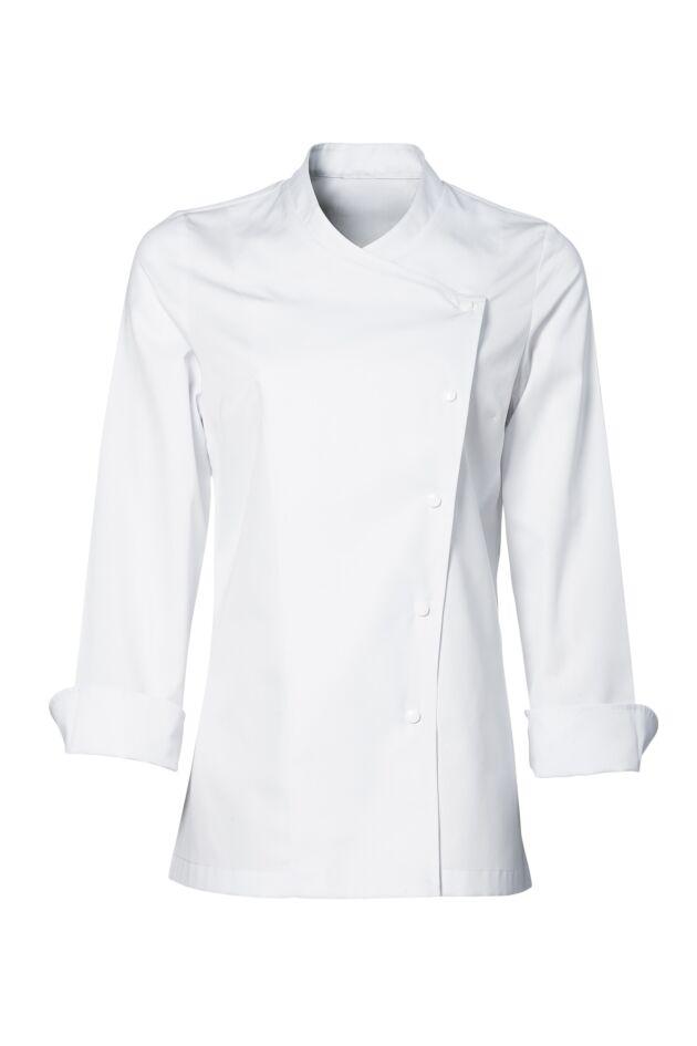 Julia Women Chef Jacket- No Model - White