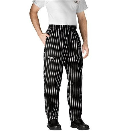 Chefwear Four Star Ultimate Chef Pants (3700) Black Chalk Stripe