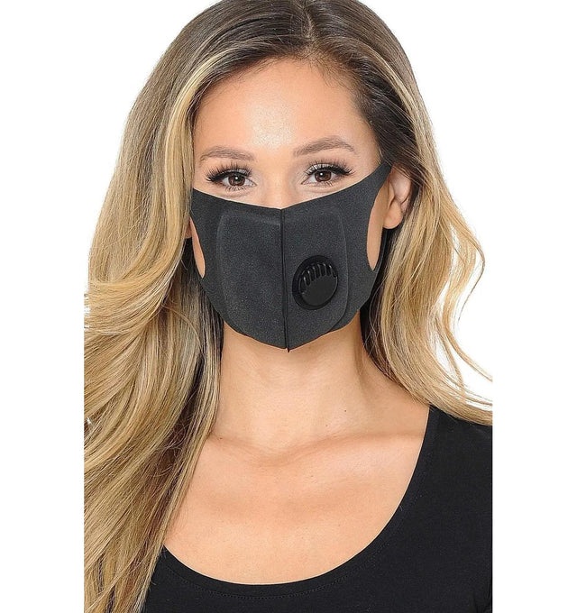 Fiumara Apparel Comfort Sponge Face Mask with Air Valve - 5 Pack Fiumara Apparel