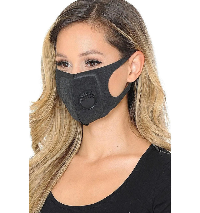 Fiumara Apparel Comfort Sponge Face Mask with Air Valve - 5 Pack Fiumara Apparel