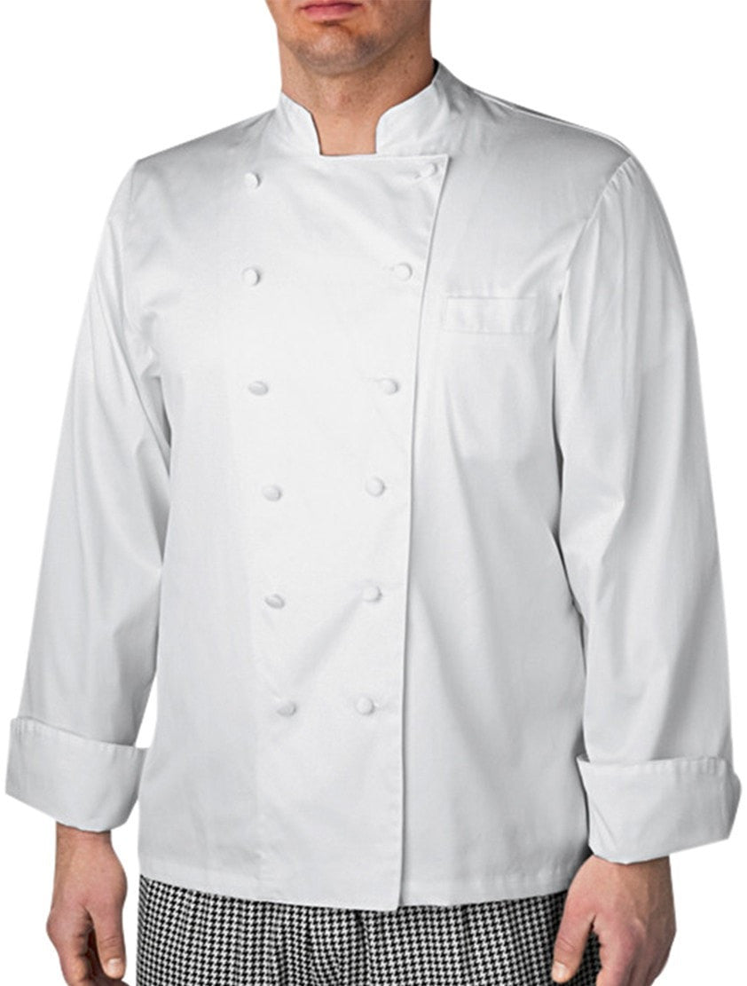 Executive LS Chef Jacket by Chefwear 4100 White Front