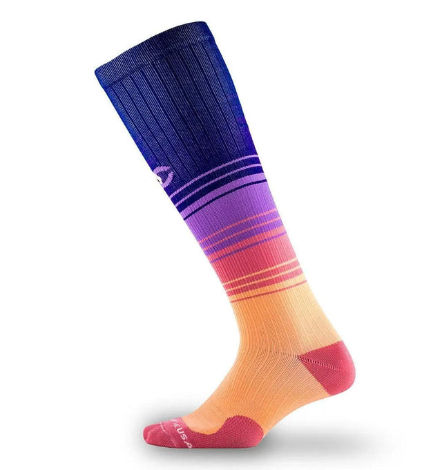Marathon Florida Skies Compression Socks left side view