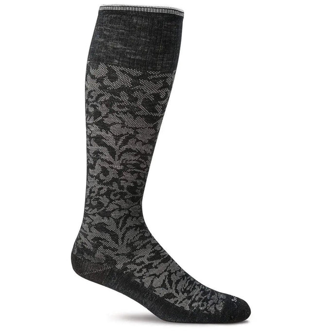 Sockwell Women's Damask Compression Socks Black