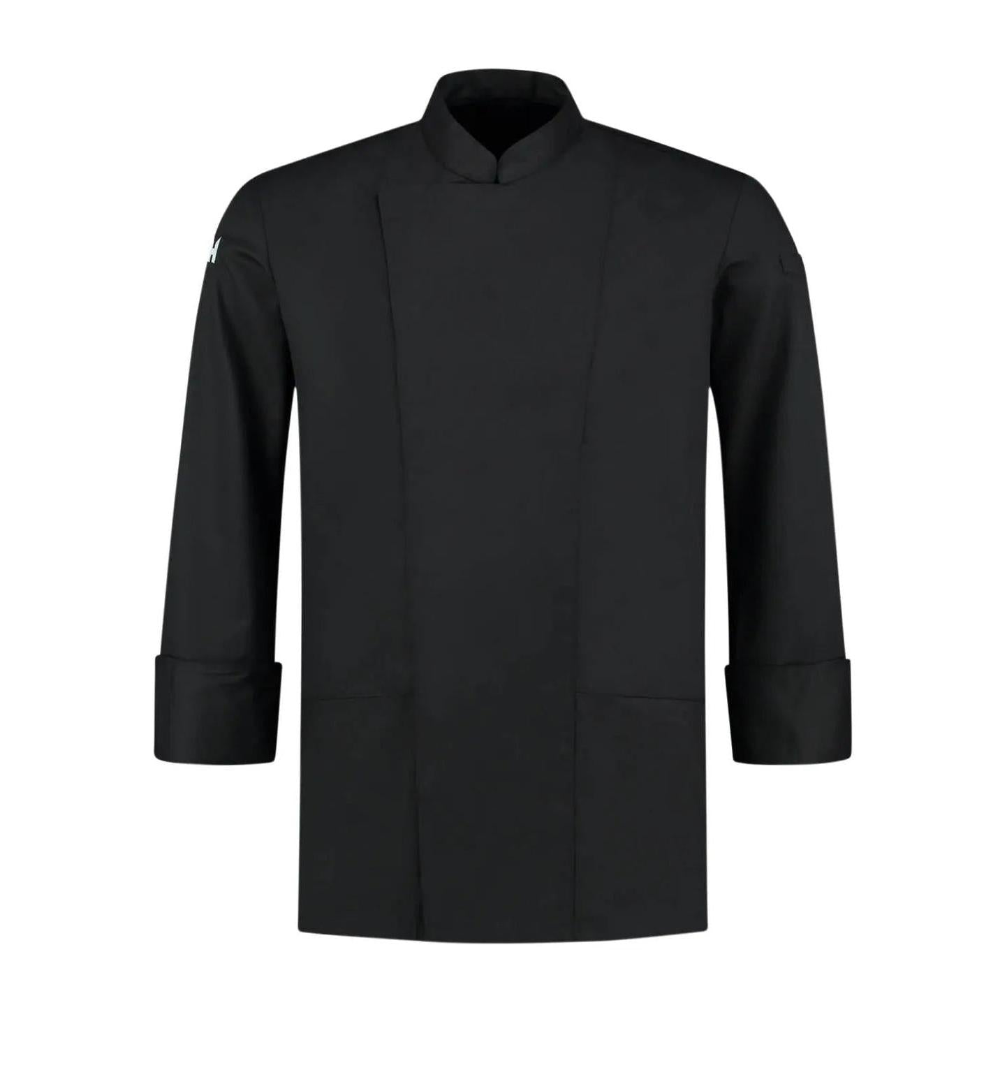 Le Nouvean Chef Dave Chef Jackets -Black-Frontview