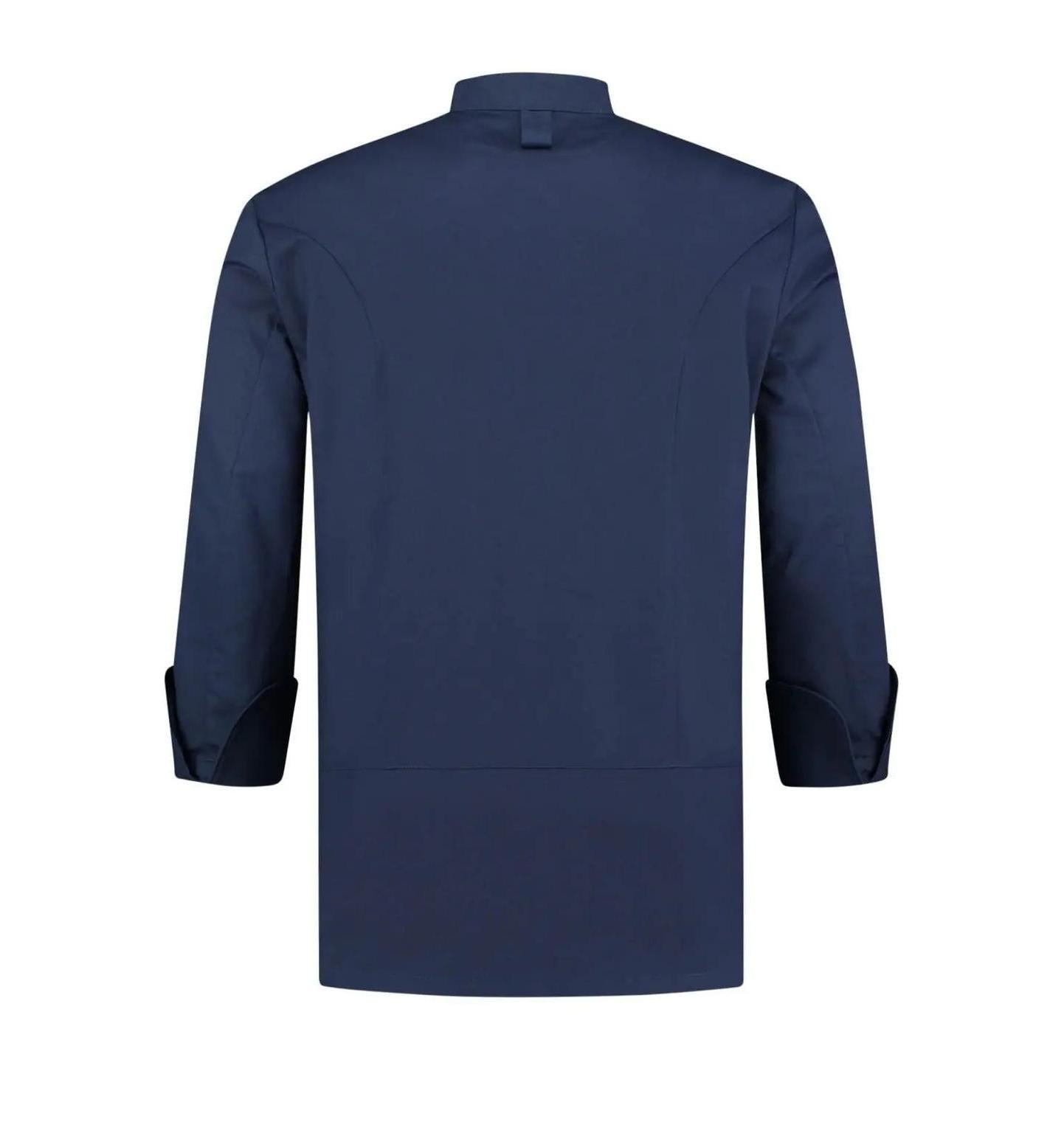 Le Nouvean Chef Dave Chef Jackets -Blue-backview