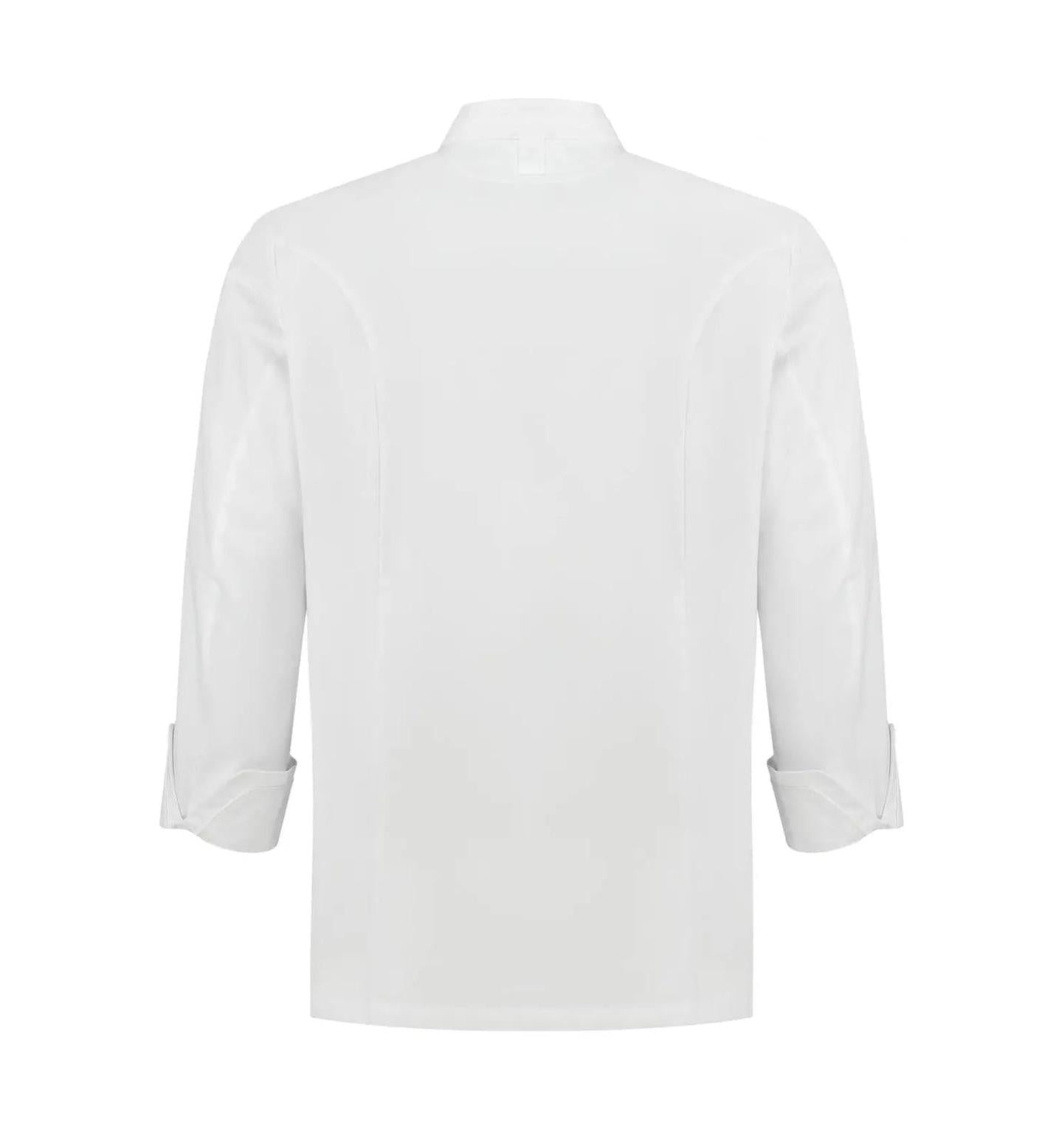 Le Nouveau Chef Falco White Chef Jacket-White -Backview