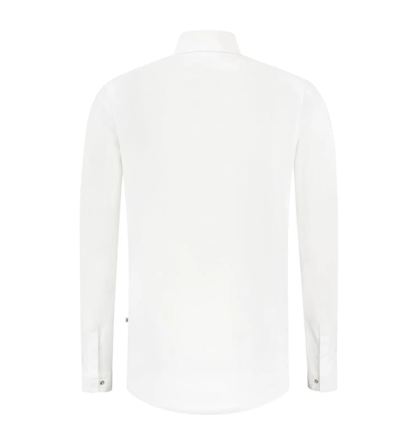 Le Nouvean Chef Fabrice Men's Coat-White-backview