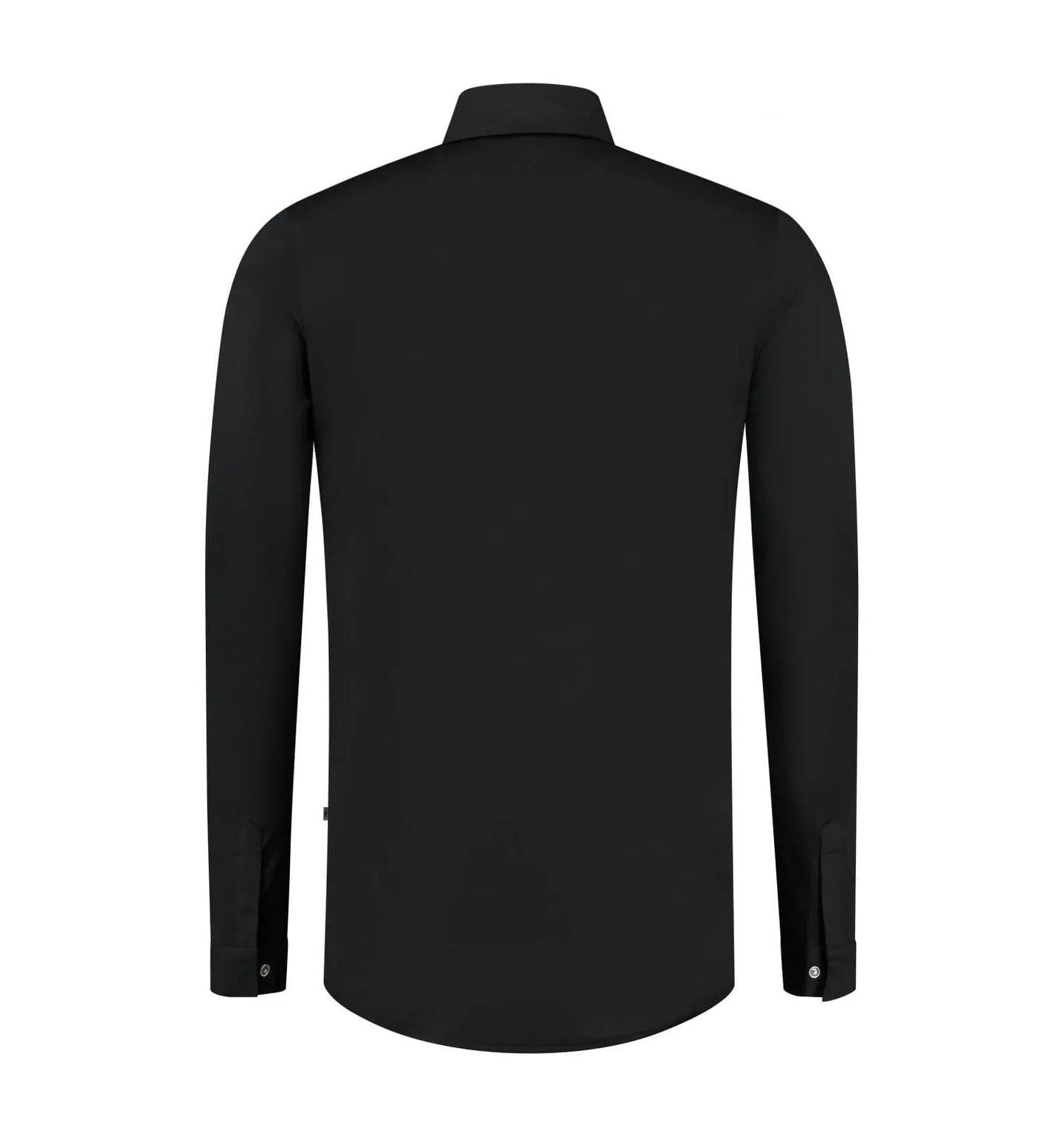 Le Nouvean Chef Fabrice Men's Coat-Black-backview