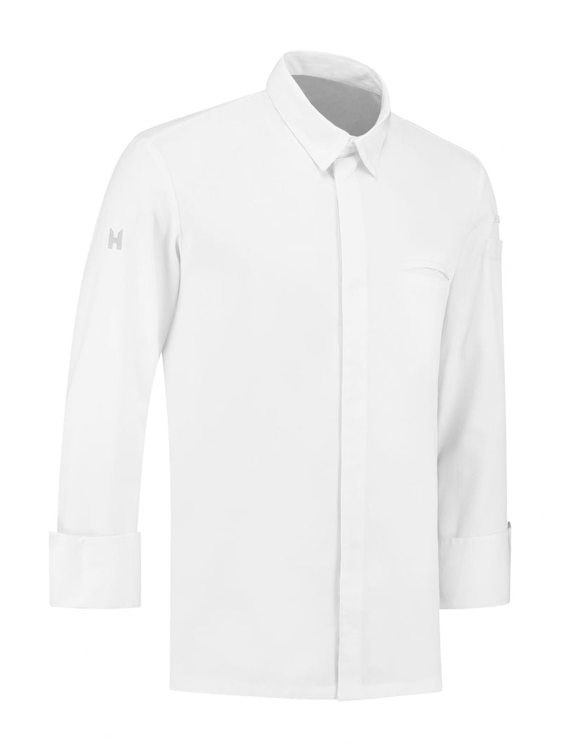 Le Nouveau Angelo Chef Jacket White-frontview