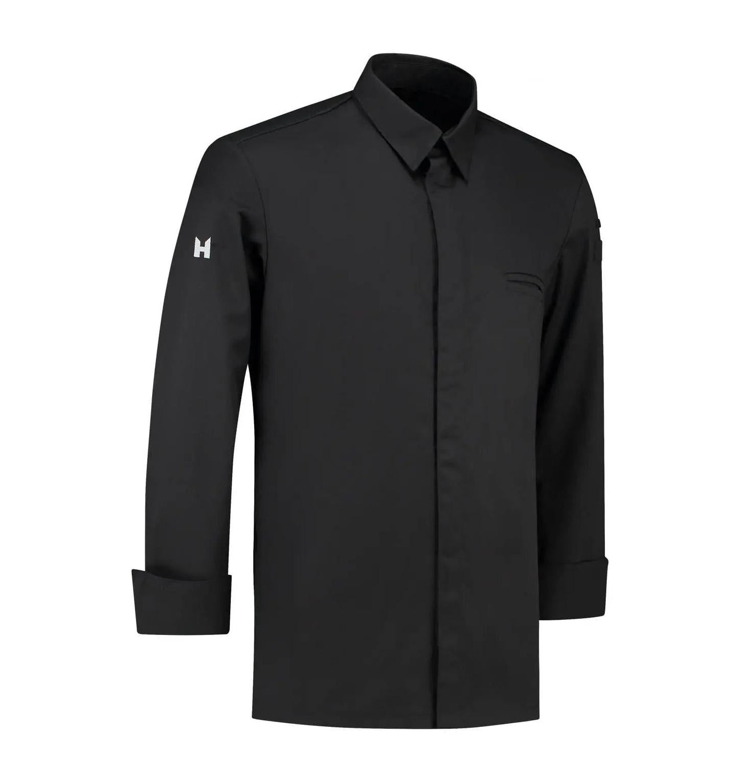 Le Nouveau Angelo Chef Jacket Black-sideview