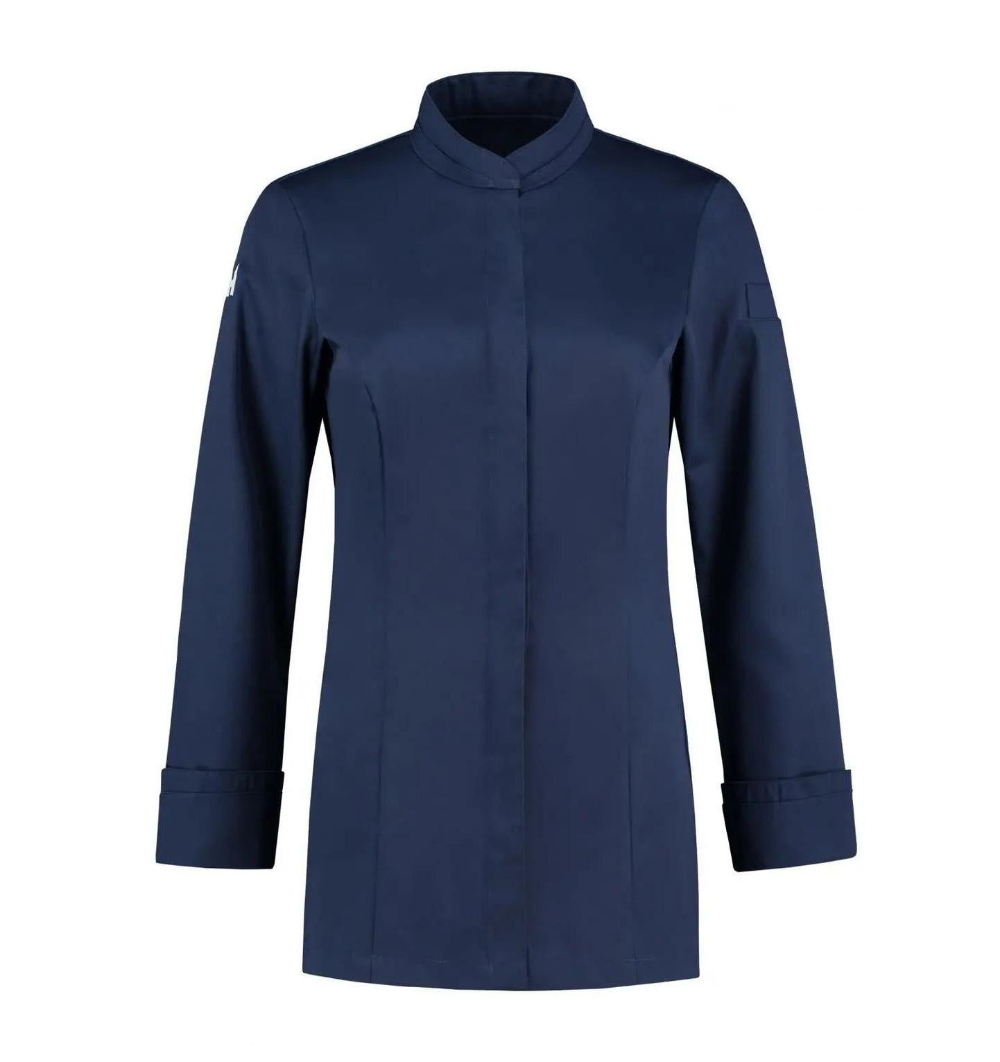 Le Nouveau Elise Chef Jacket Patriot Blue-Frontview