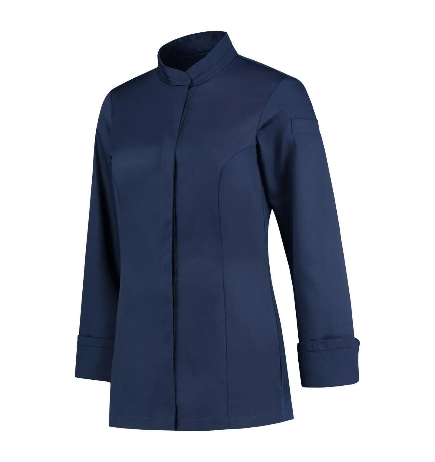Le Nouveau Elise Chef Jacket Patriot Blue-Frontview