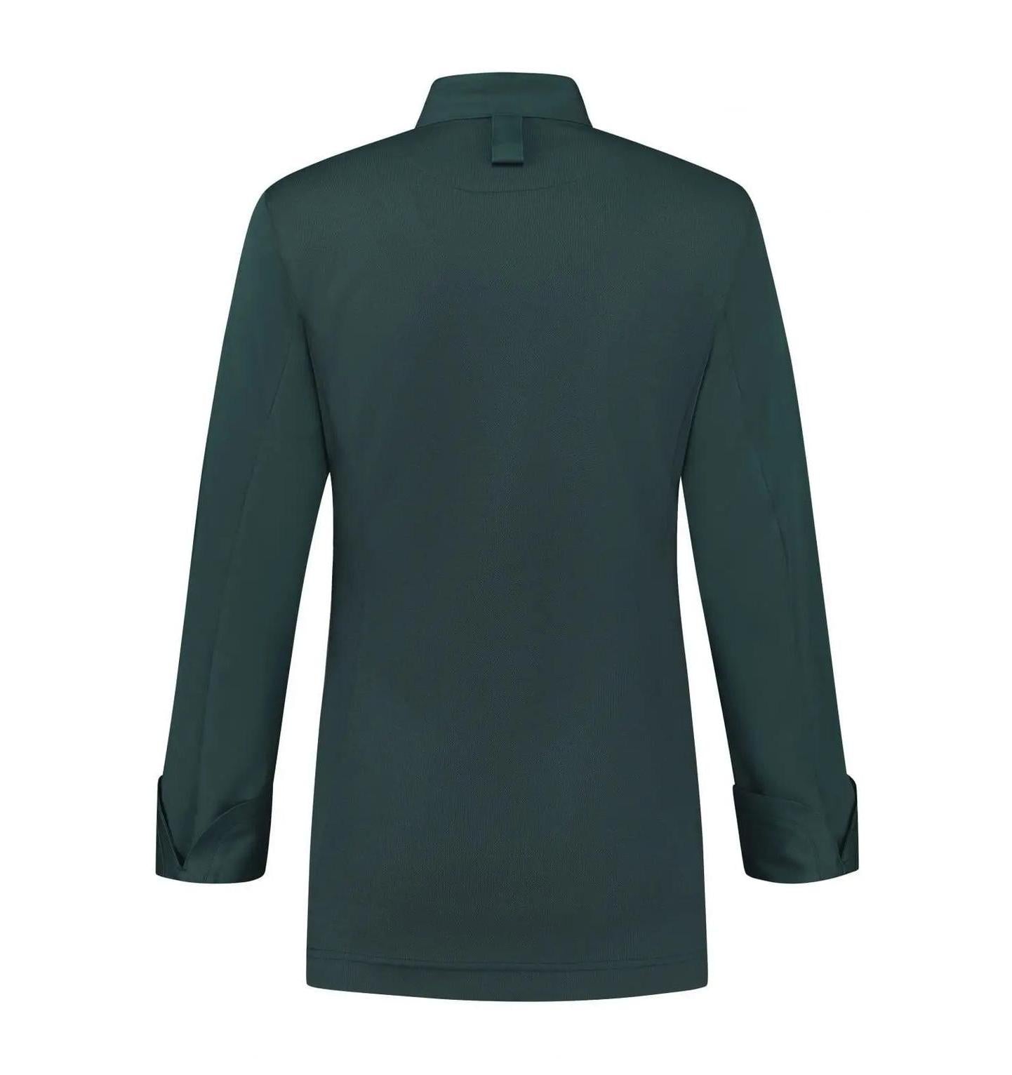 Le Nouveau Elise Chef Jacket pearl grey-backview