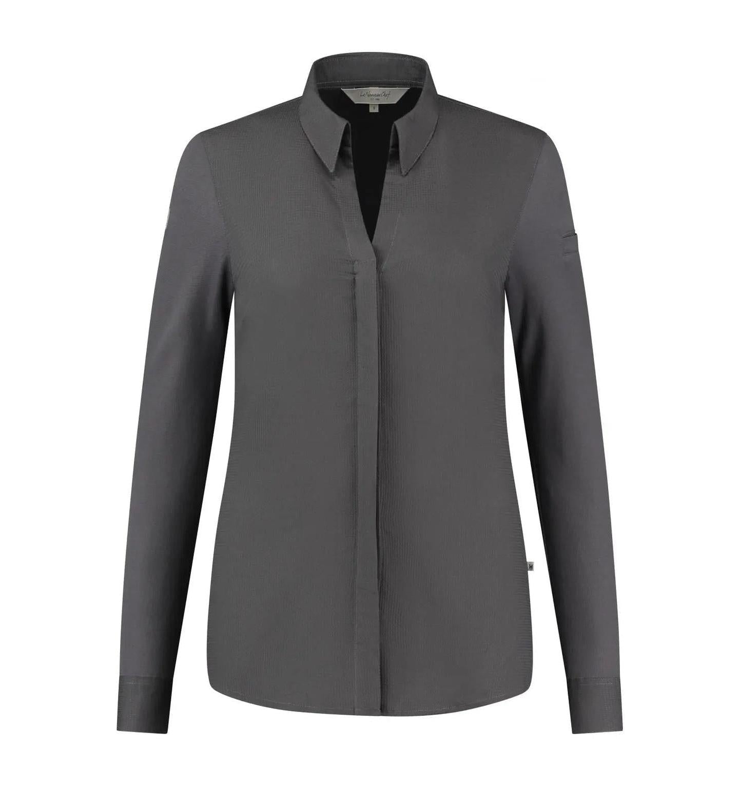 Le Nouveau Chef Sophie Women's Chef Coat-Darkgrey