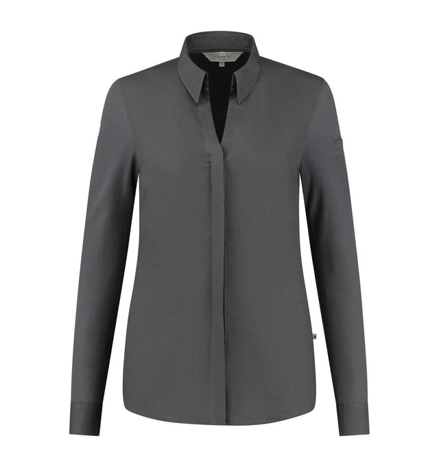 Le Nouveau Chef Sophie Women's Chef Coat-Darkgrey