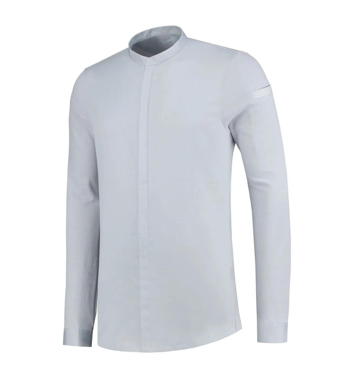 Le Nouveau Chef Julien Chef Jacket-Grey-Frontview