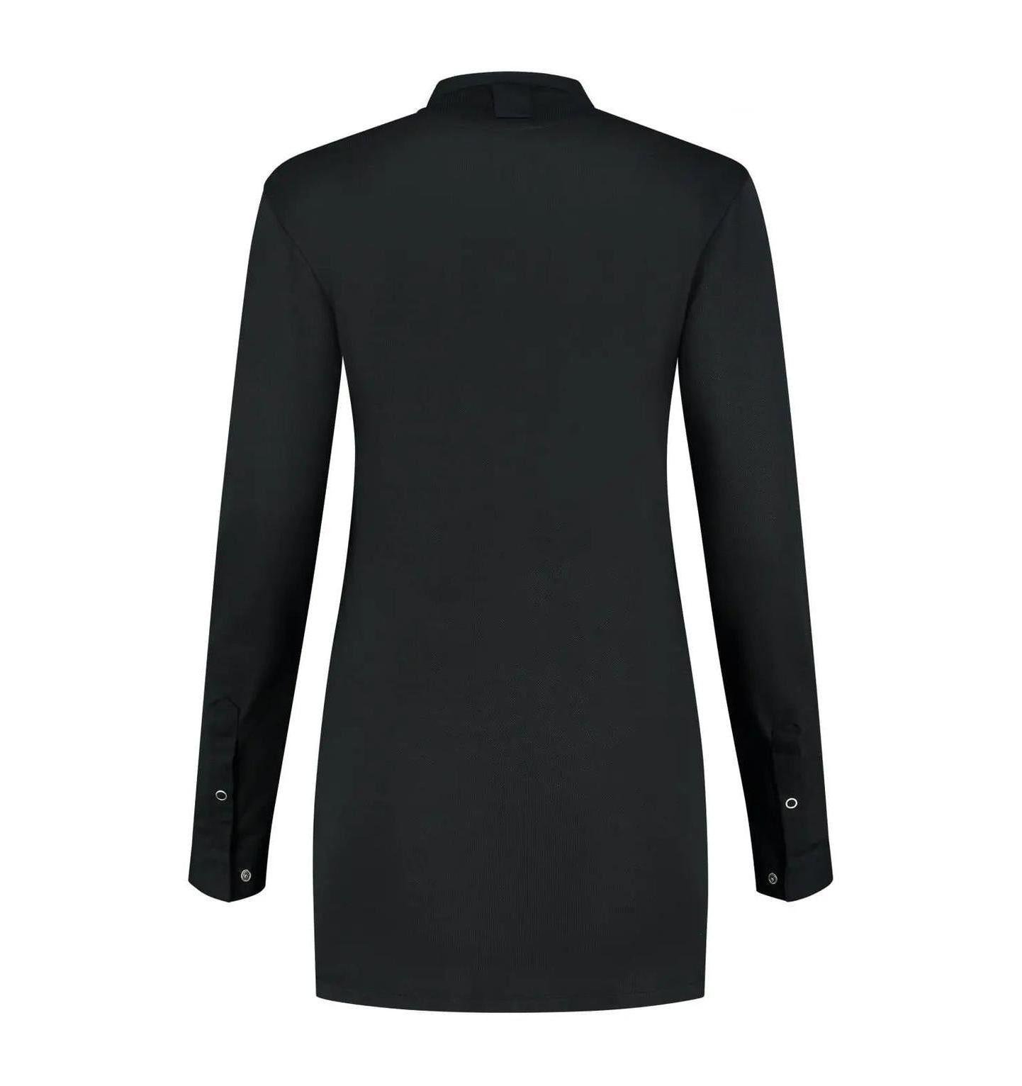 Le Nouvean Chef Jolie Chef Jackets Black -backview
