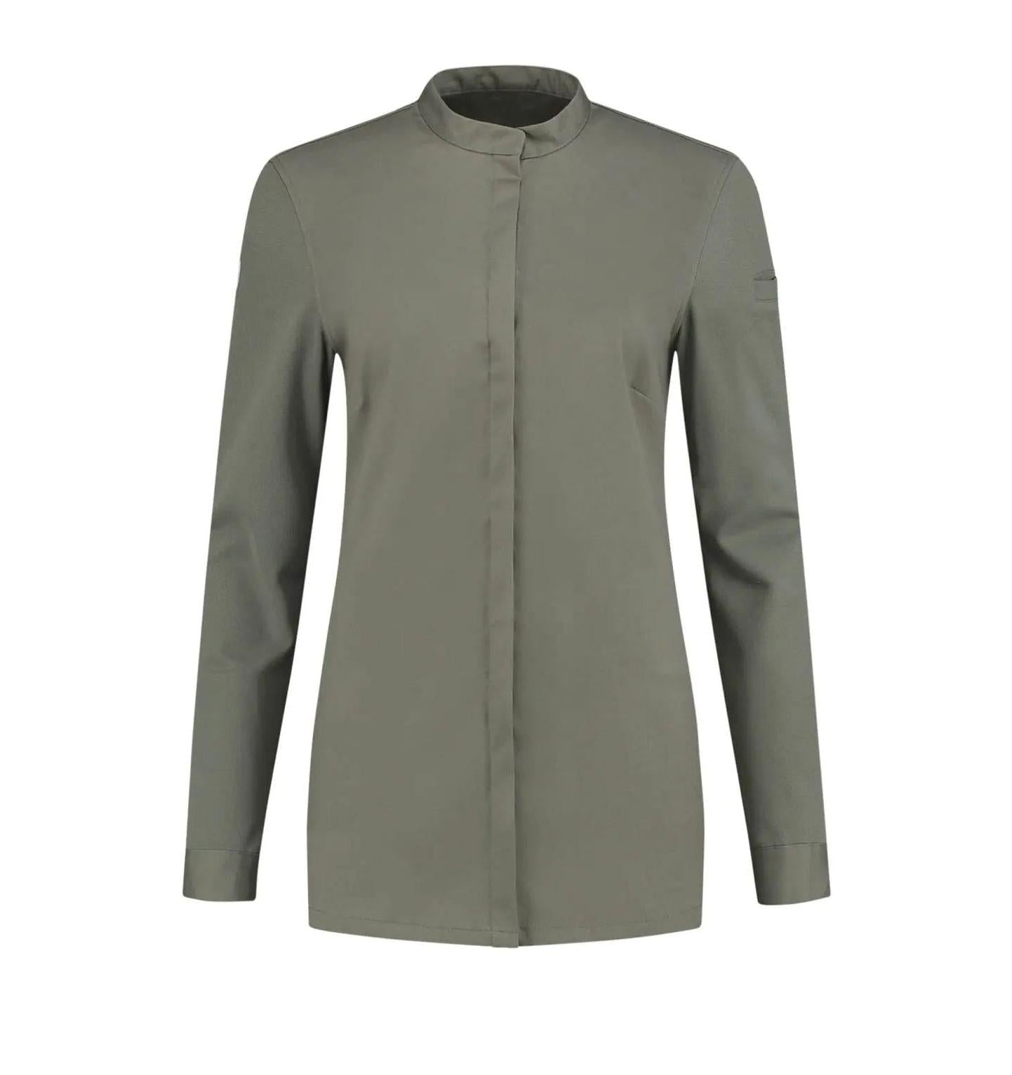 Le Nouvean Chef Jolie Chef Jackets Olivette -frontview