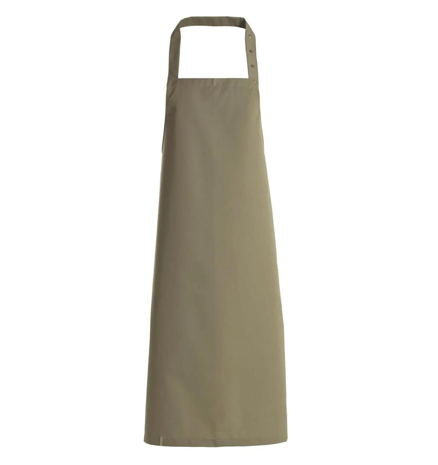 Kentaur 30330 Raw Bib Apron Hunter Green -Frontview