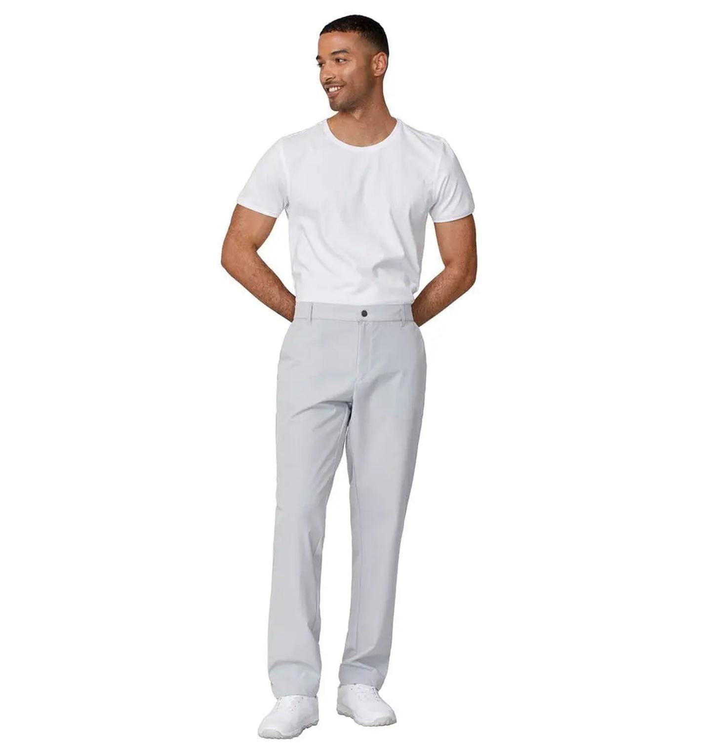 Active Unisex Flex Pants  White-Frontview