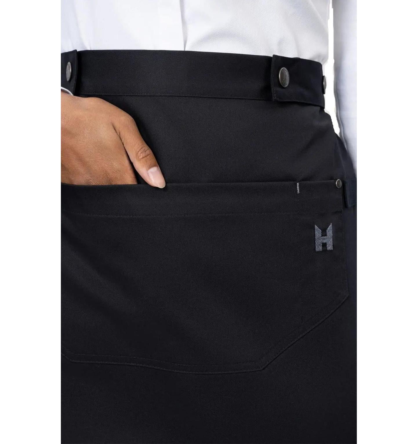 Le Nouveau Chef Miami Chef Aprons-BlackLe Nouveau Chef Miami Chef Aprons-Black
