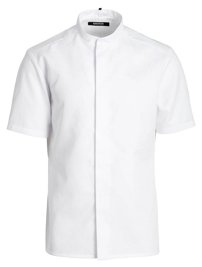 Kentaur 25242 Tencel Chef/Service White Shirt Front
