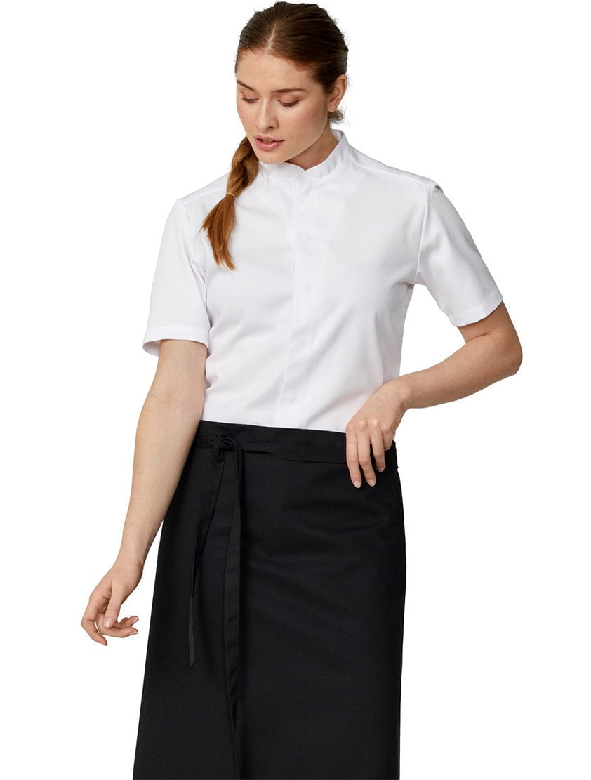 Kentaur 25242 Tencel Chef/Service White Shirt Front