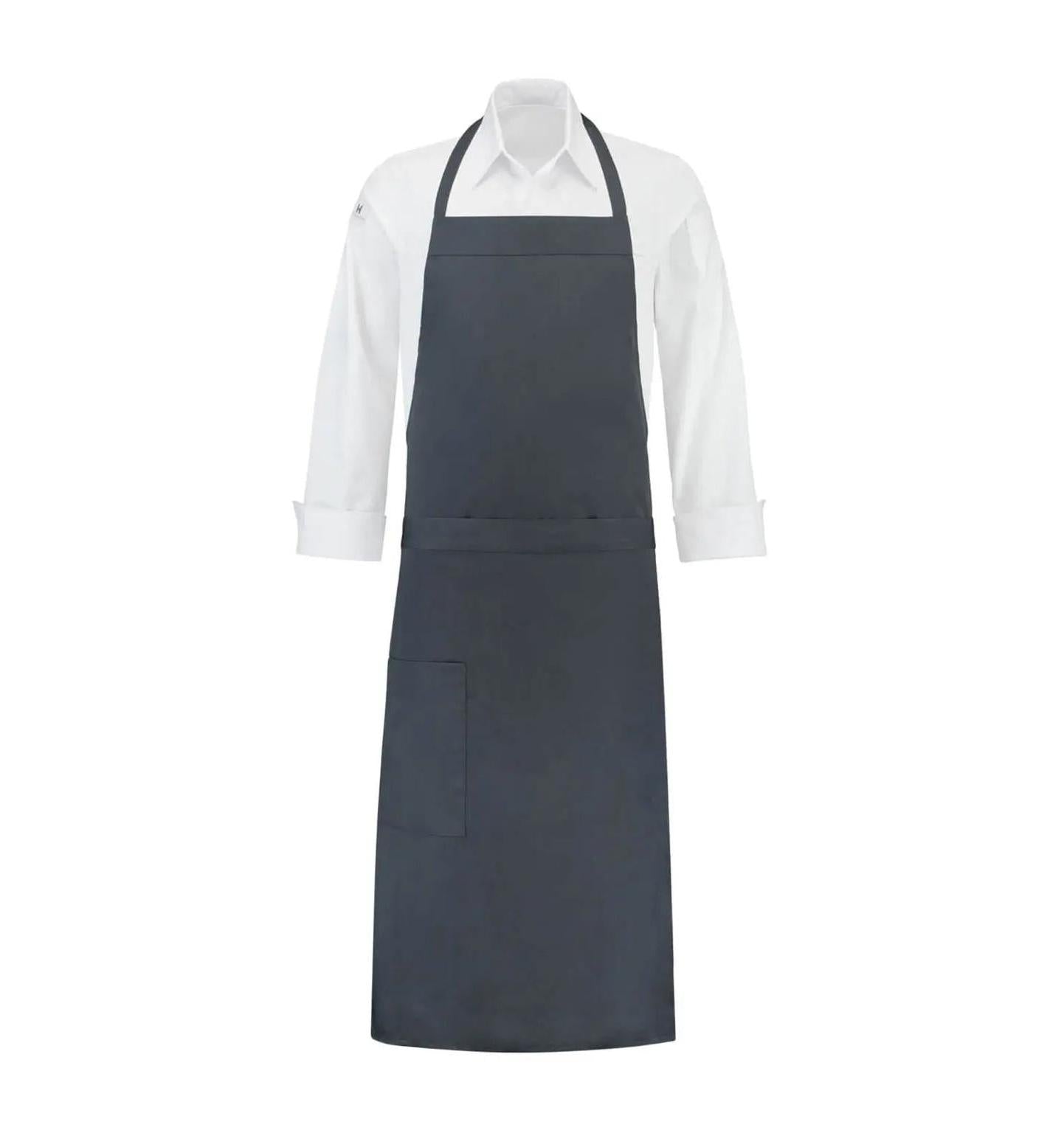 Le Nouveau Chef Atlanta Chef Aprons-Nimbus Grey