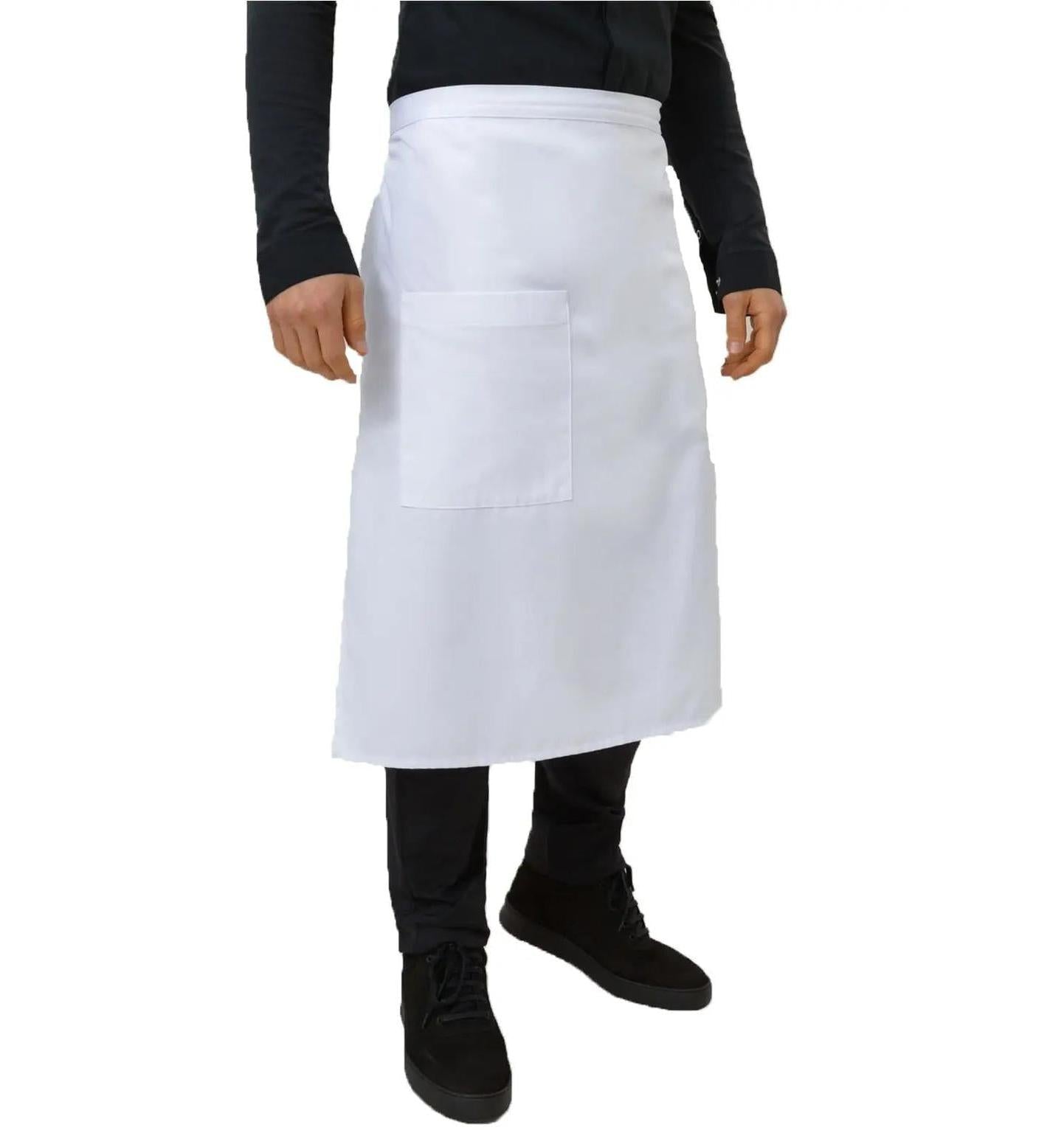 Le Nouvean Chef Phoenix Bib Aprons White-Frontview