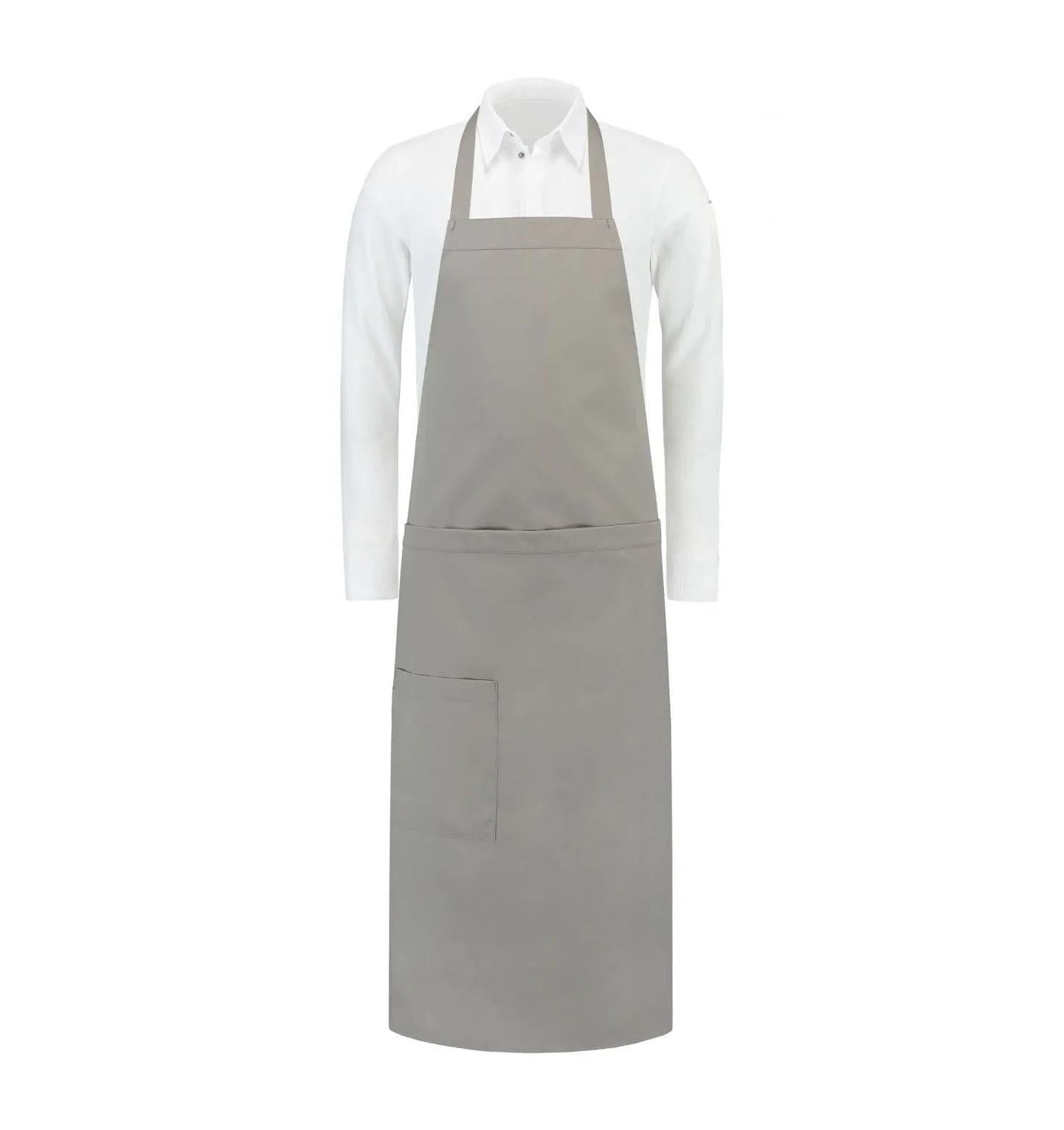 Le Nouvean Chef Phoenix Bib Aprons Slate Grey-Frontview