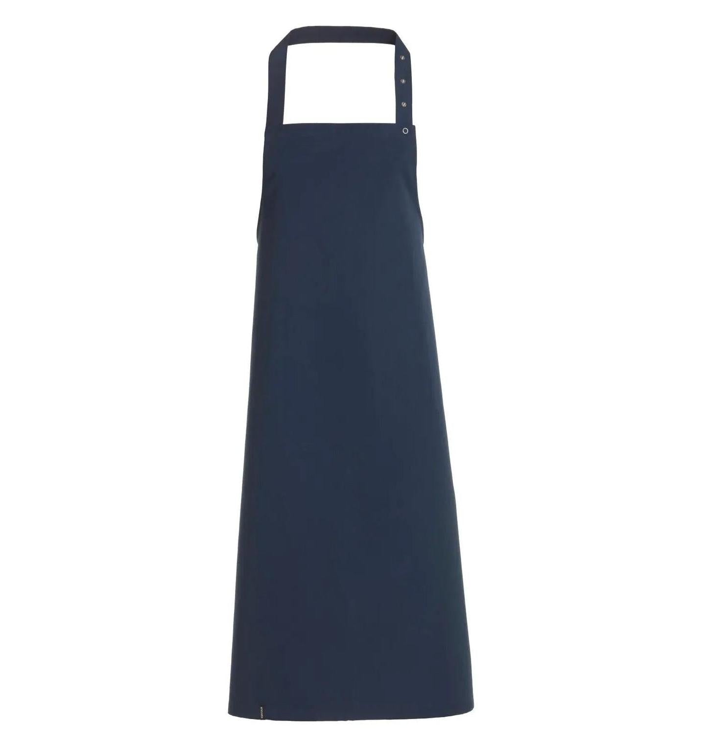Kentaur 30330 Raw Bib Apron Sailor Blue -Frontview