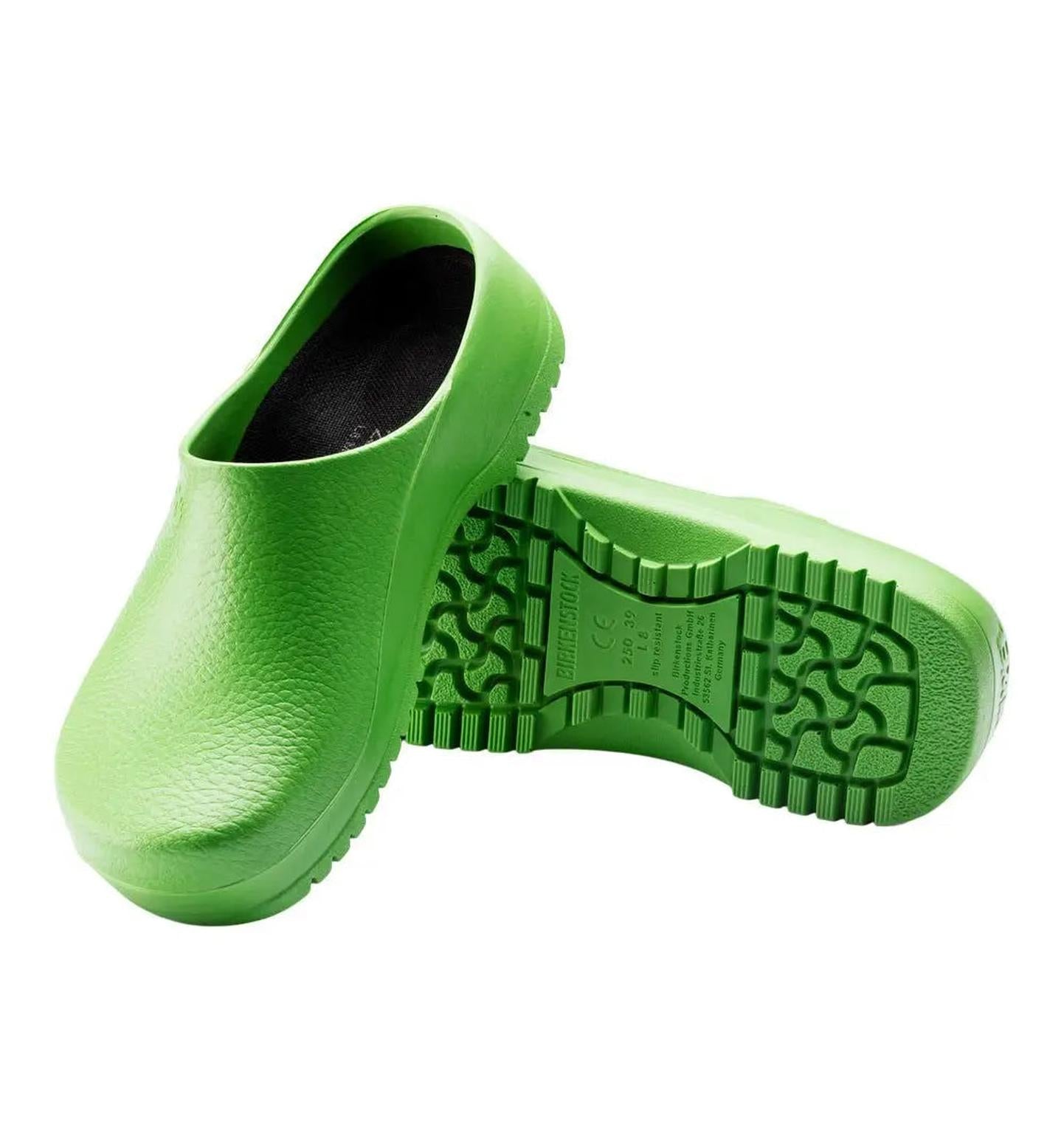 Birkenstock Super Birki Apple Green Chef Clog  - Top & Bottom 