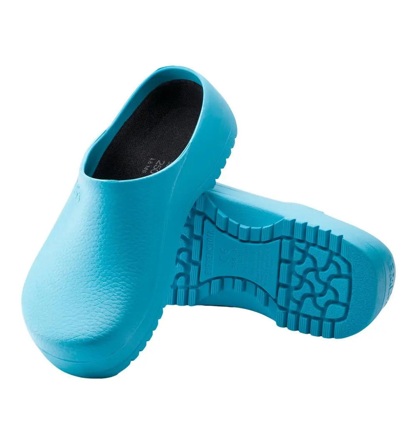 Birkenstock Super Birki Ciel Blue Chef Clog - Top & Bottom