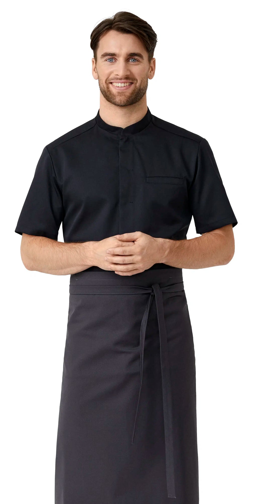 Kentaur 25284 Chef Black Shirt Refibra™ Tencel