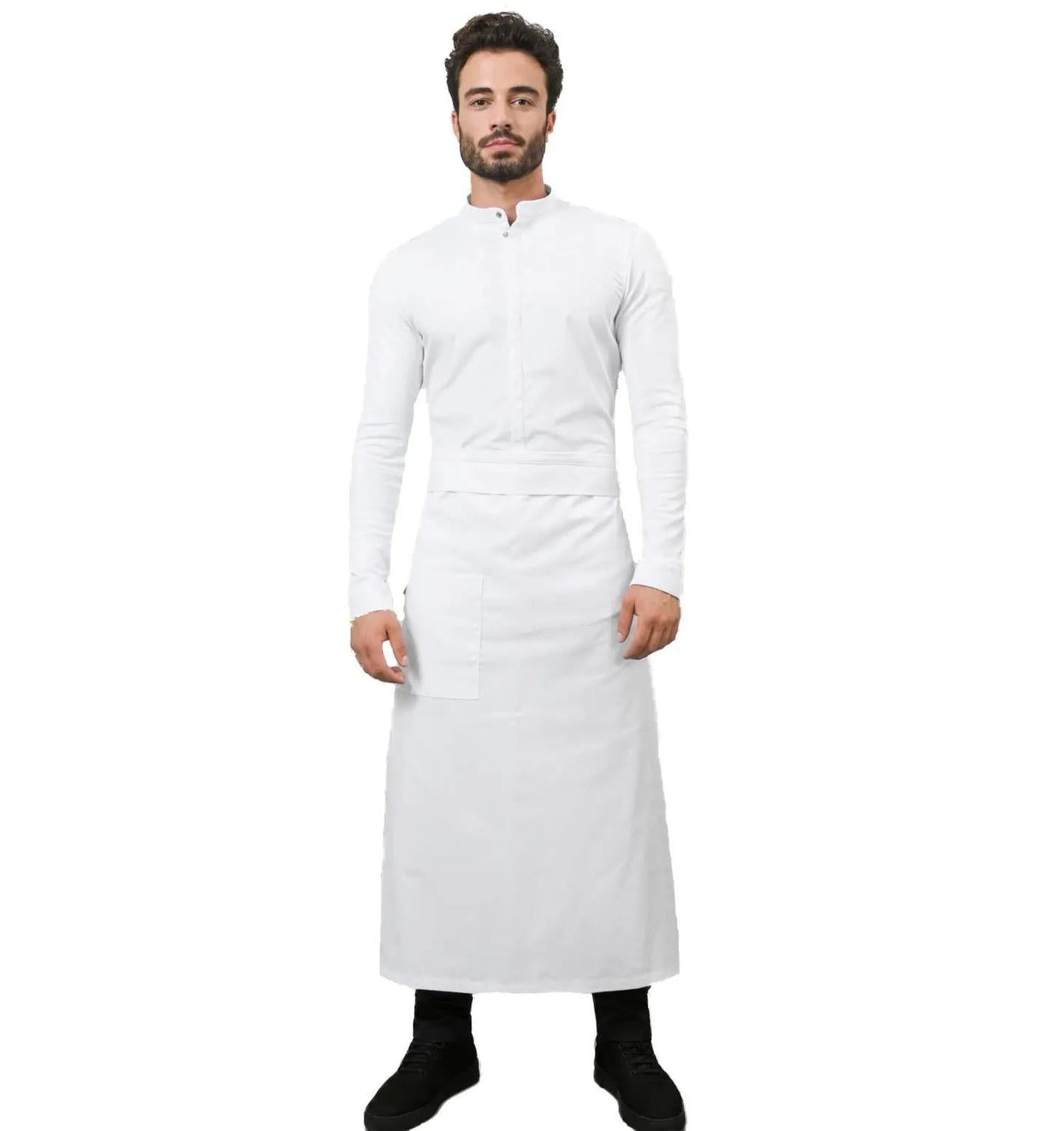 Le Nouveau Chef Nicolas Chef Aprons-White