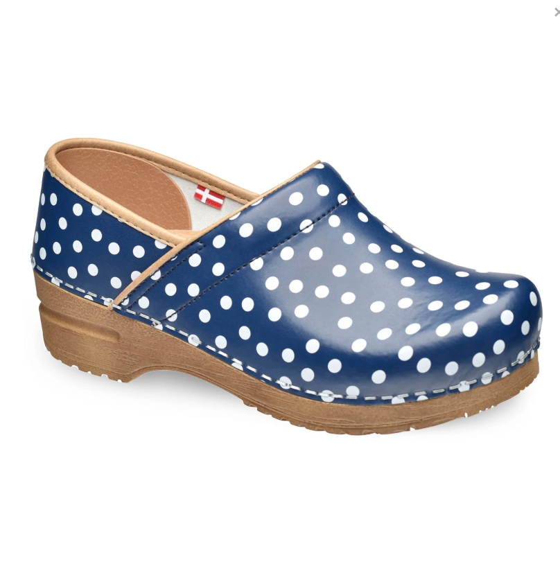 Sanita Roxbury Women’s Polka‑Dot Clog