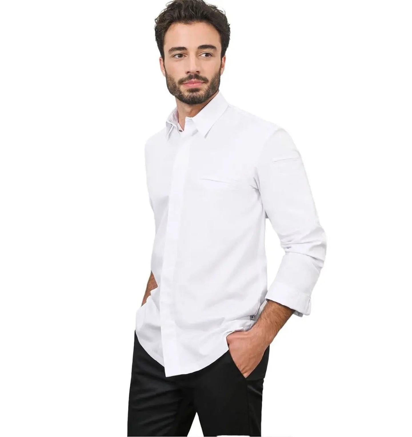 Le Nouveau Angelo Chef Jacket White-Main