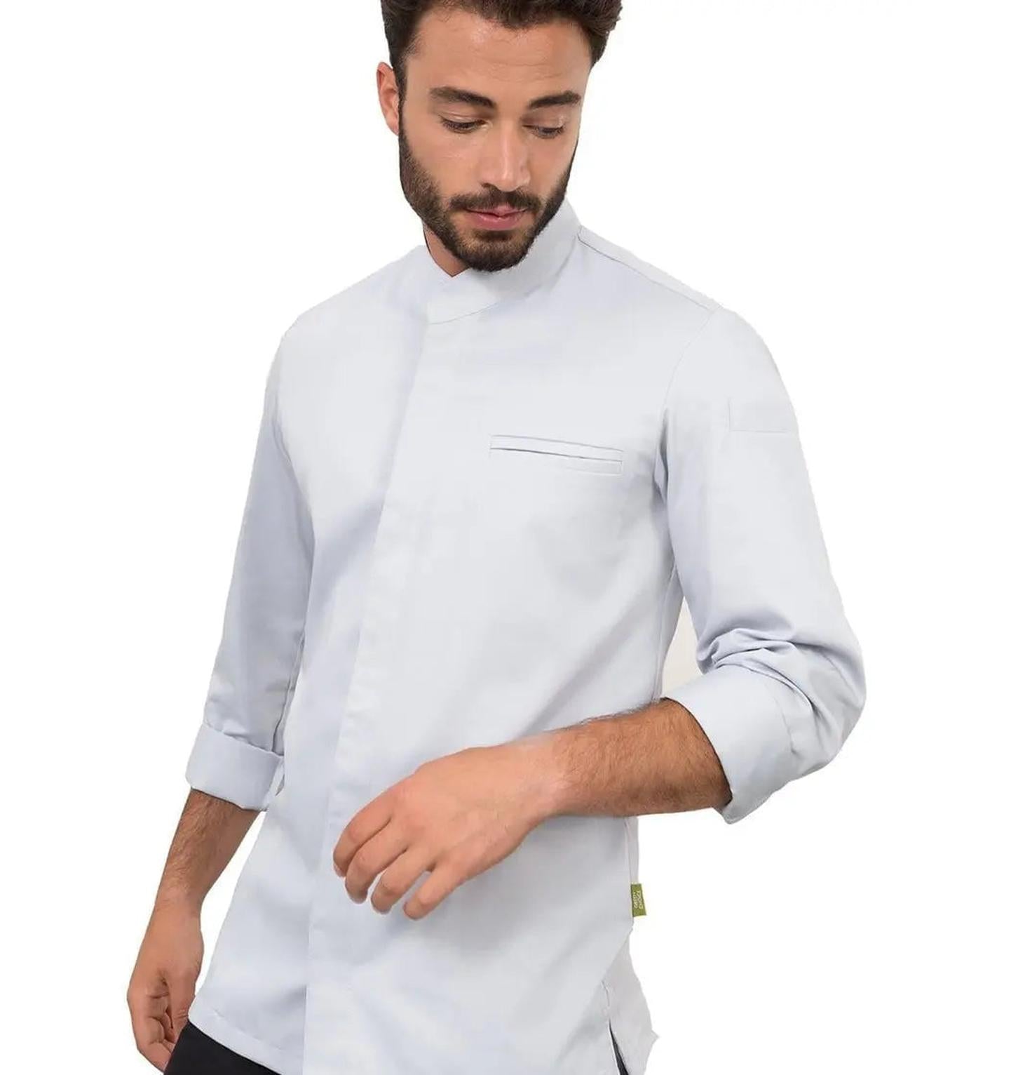 Le Nouveau Alain Chef Jacket Pearl Grey - main
