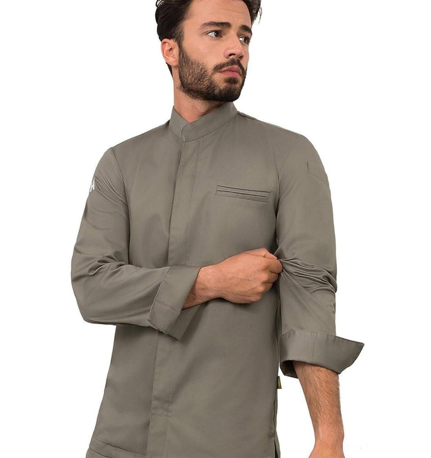 Le Nouveau Alain Chef Jacket Olivette -main