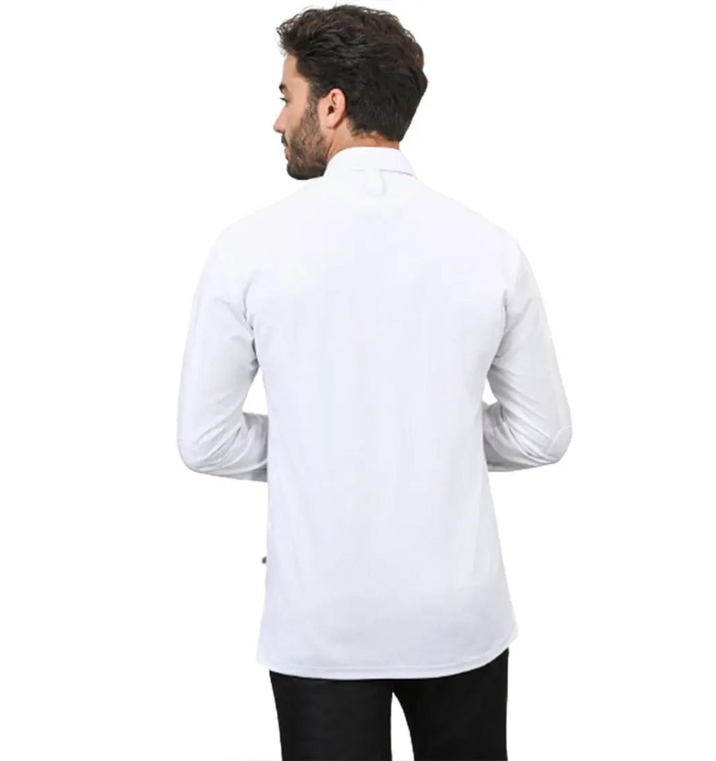 Le Nouveau Angelo Chef Jacket White-Backview